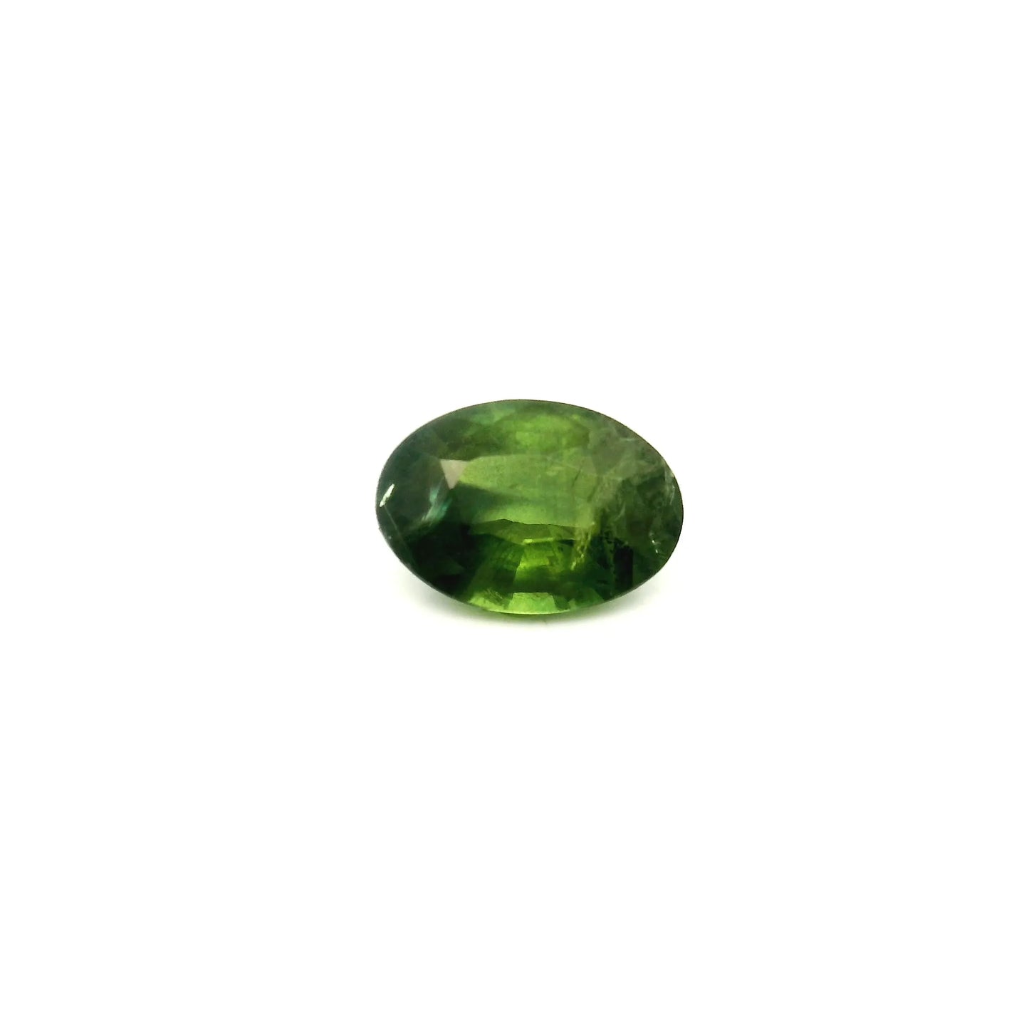 1.18ct Oval Natural Sapphire (Colour Green, Clarity Slightly Included, Cut Faceted)