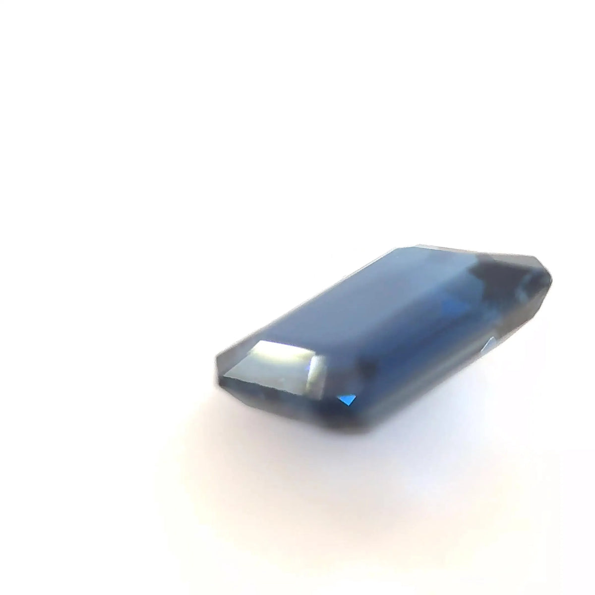 1.26ct Emerald Natural Sapphire (Colour Blue, Clarity Eye Clean, Cut Faceted)