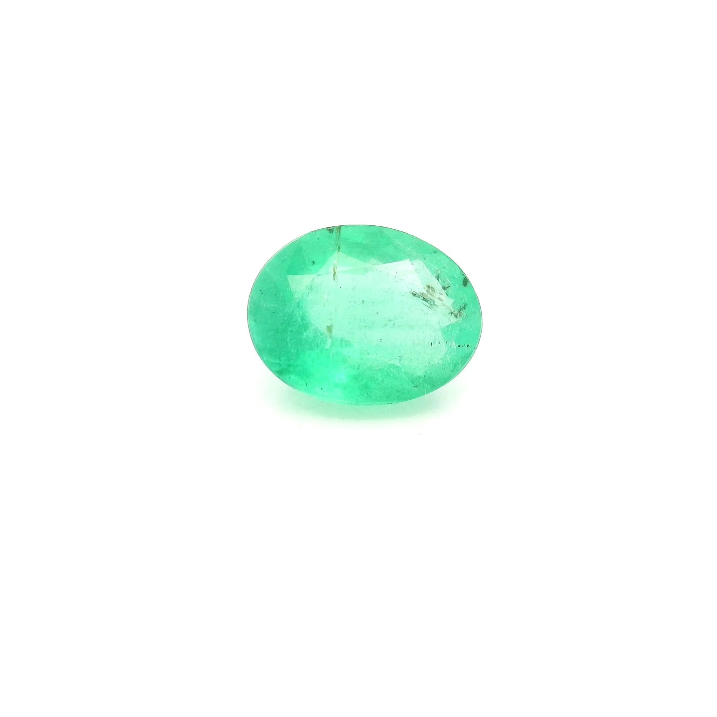 1.32ct Oval Natural Emerald (Colour Green, Clarity Slightly Included, Cut Faceted)