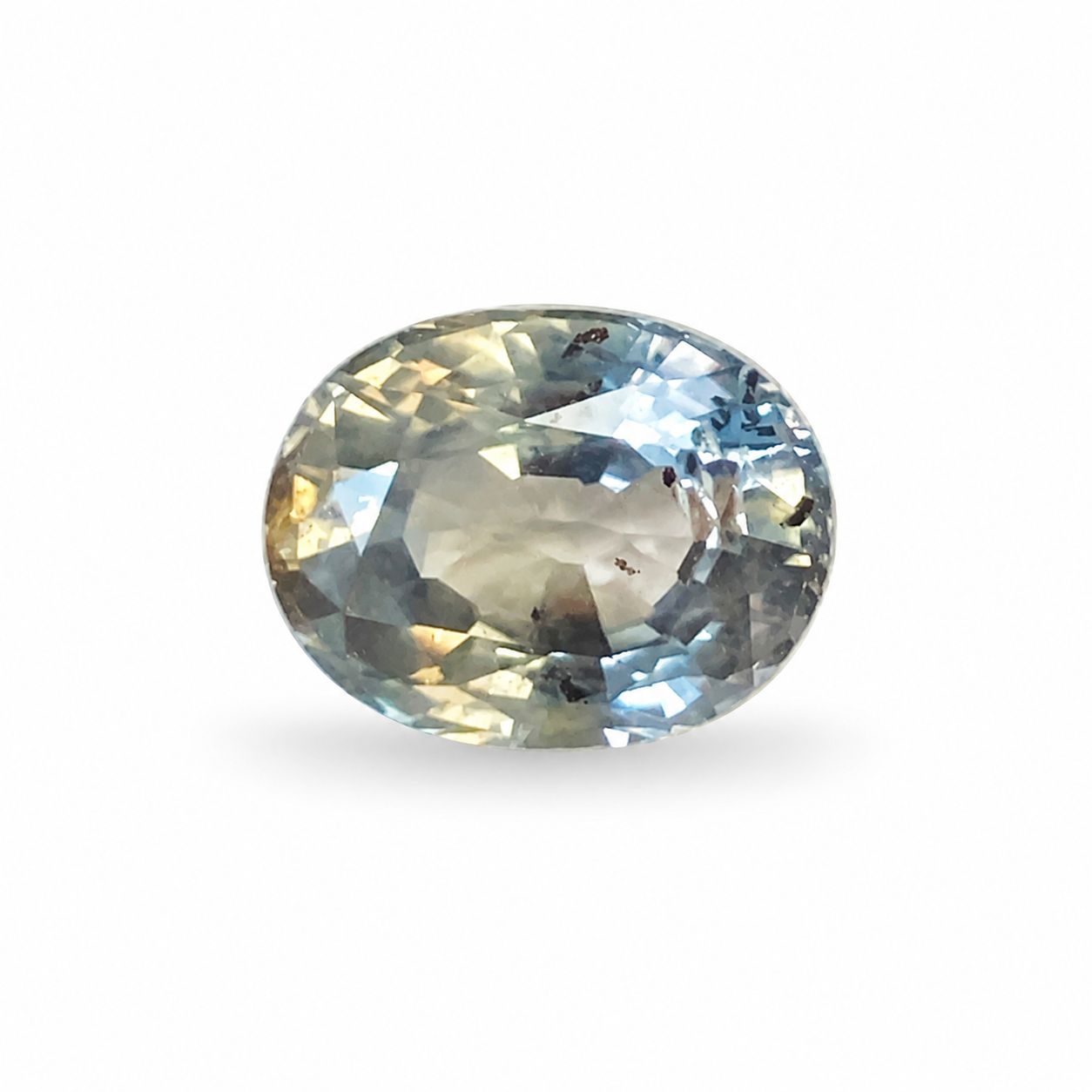1.32ct Oval Natural Sapphire (Colour Multicolor, Clarity Eye Clean, Cut Faceted)