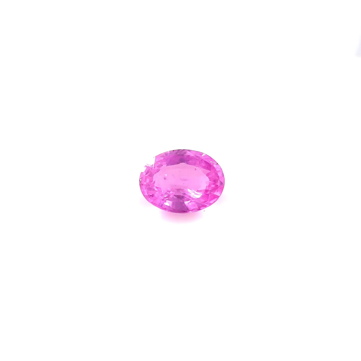 1.35ct Oval Natural Sapphire (Colour Pink, Clarity Slightly Included, Cut Faceted)