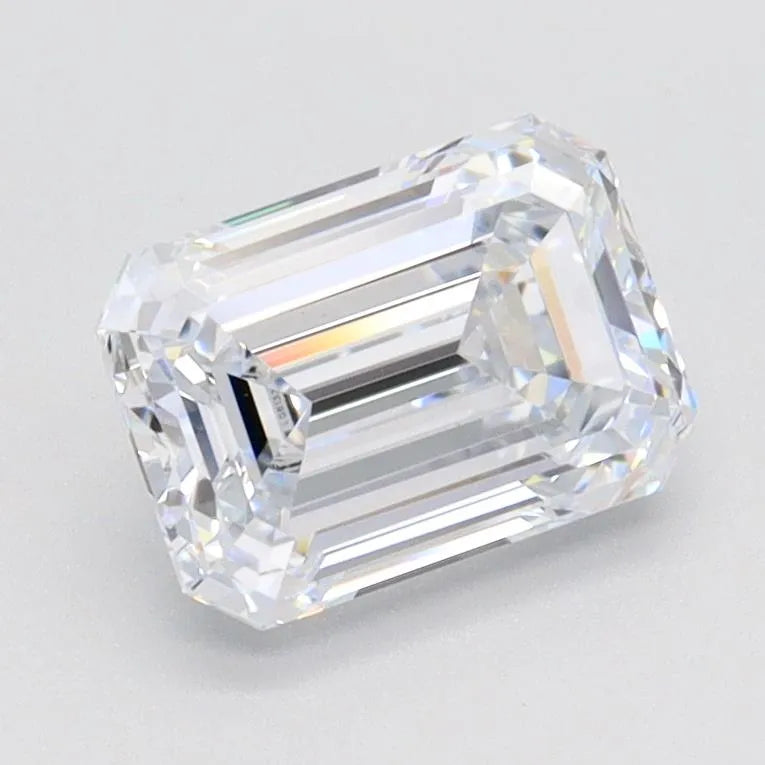 1.51ct Emerald Lab Grown Diamond (Colour F, Clarity IF, IGI Certified)