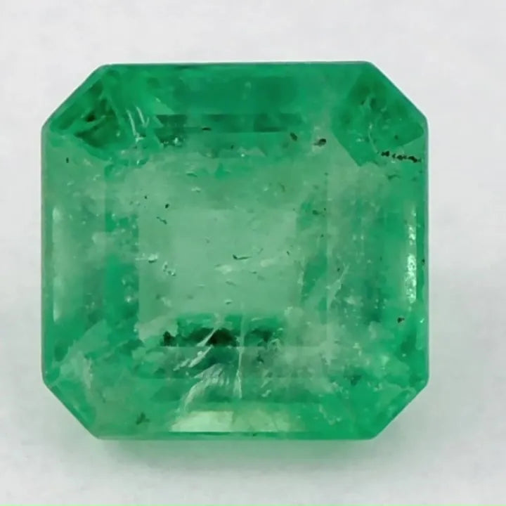 1.53ct Octagonal Natural Emerald (Colour Green, Clarity Slightly Included, Cut Faceted)