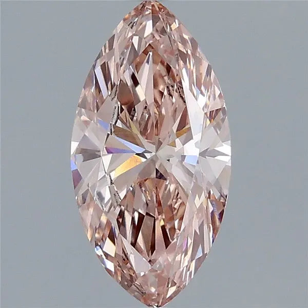 1.60ct Marquise Lab Grown Diamond (Colour Fancy Vivid Pink, Clarity VS1, IGI Certified)