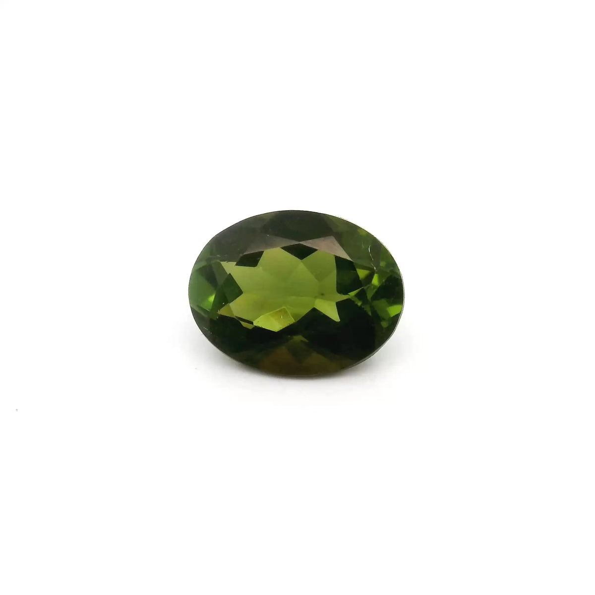 1.84ct Oval Natural Tourmaline (Colour Green, Clarity Slightly Included, Cut Faceted)