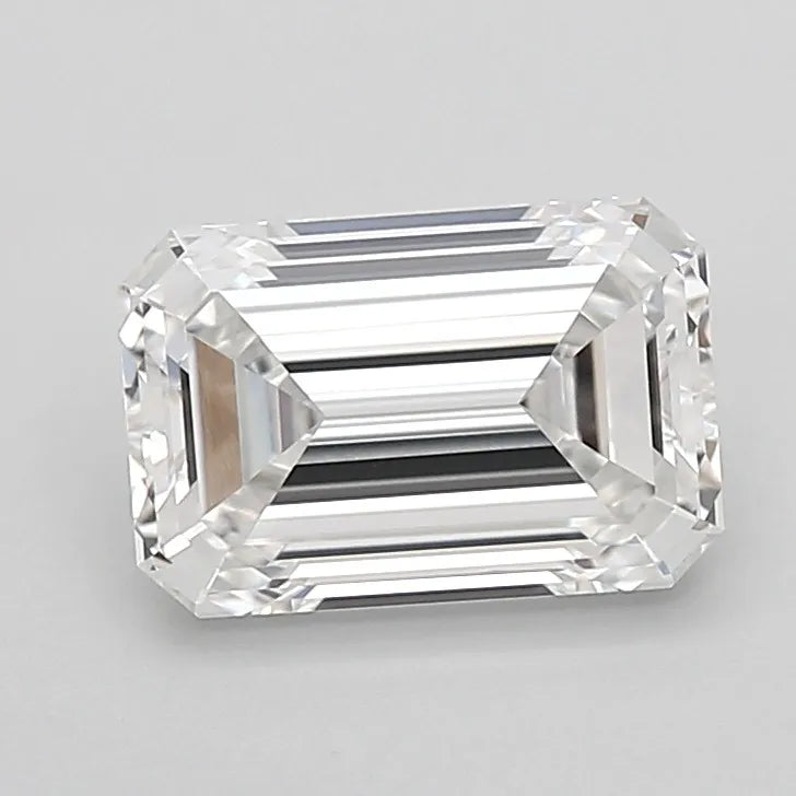 2.00ct Emerald Lab Grown Diamond (Colour E, Clarity VVS2, IGI Certified)