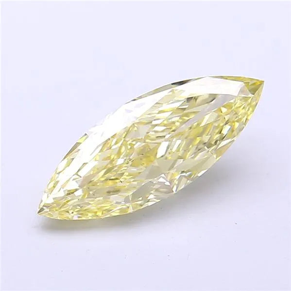 2.01ct Marquise Lab Grown Diamond (Colour Fancy Yellow, Clarity VS1, IGI Certified)