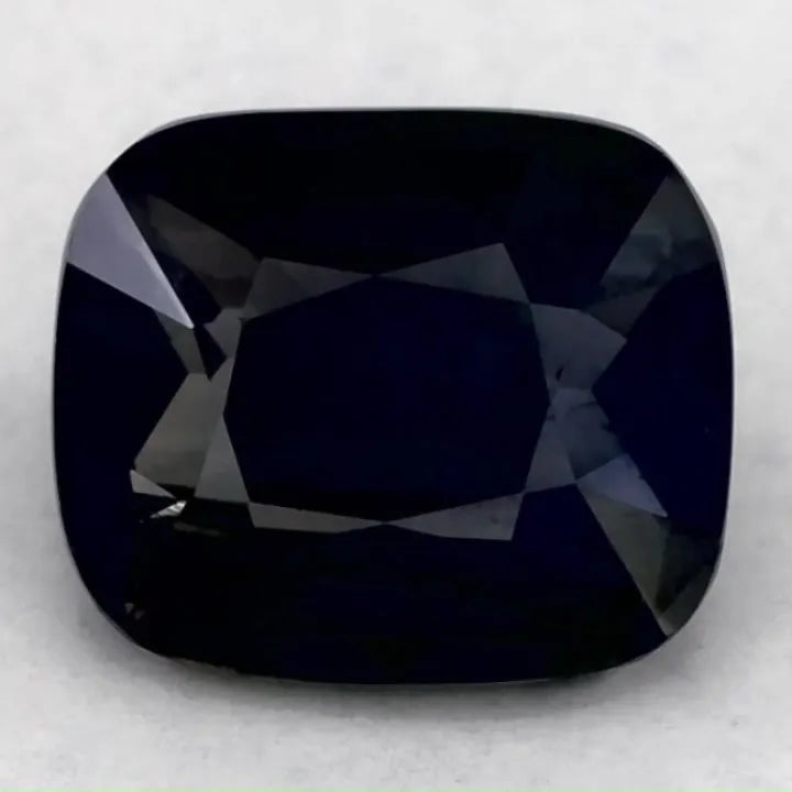 2.03ct Cushion Natural Sapphire (Colour Blue, Clarity Slightly Included, Cut Faceted)