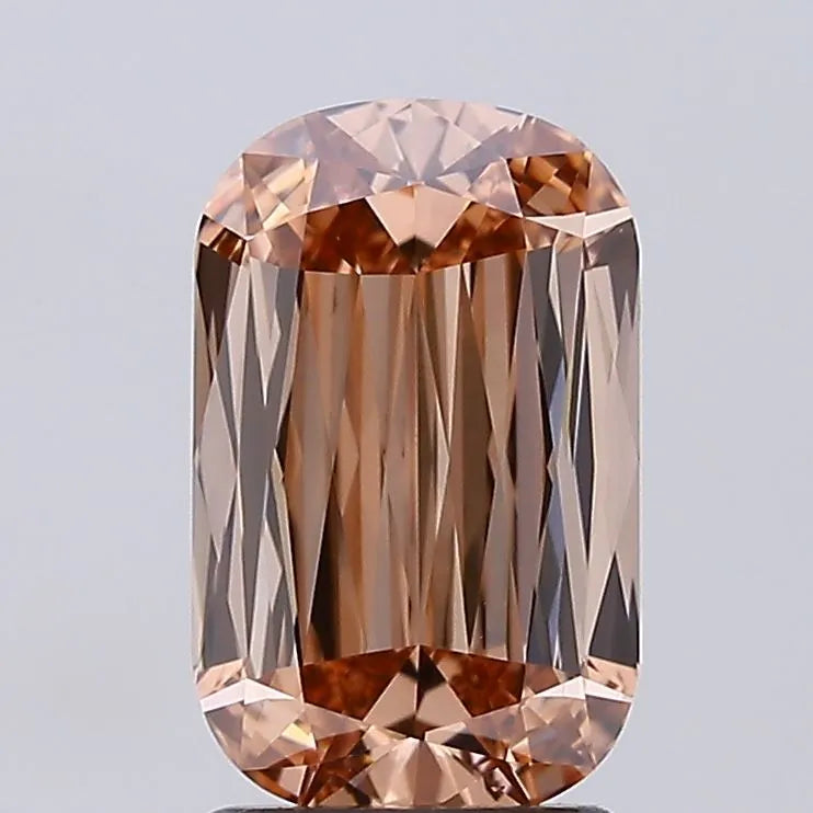 2.03ct Cushion modified Lab Grown Diamond (Colour Fancy Brown, Clarity VVS2, IGI Certified)