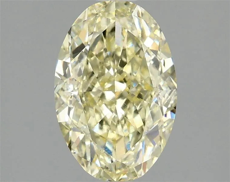 2.05ct Oval Lab Grown Diamond (Colour Fancy Intense Yellow, Clarity VS1, IGI Certified)