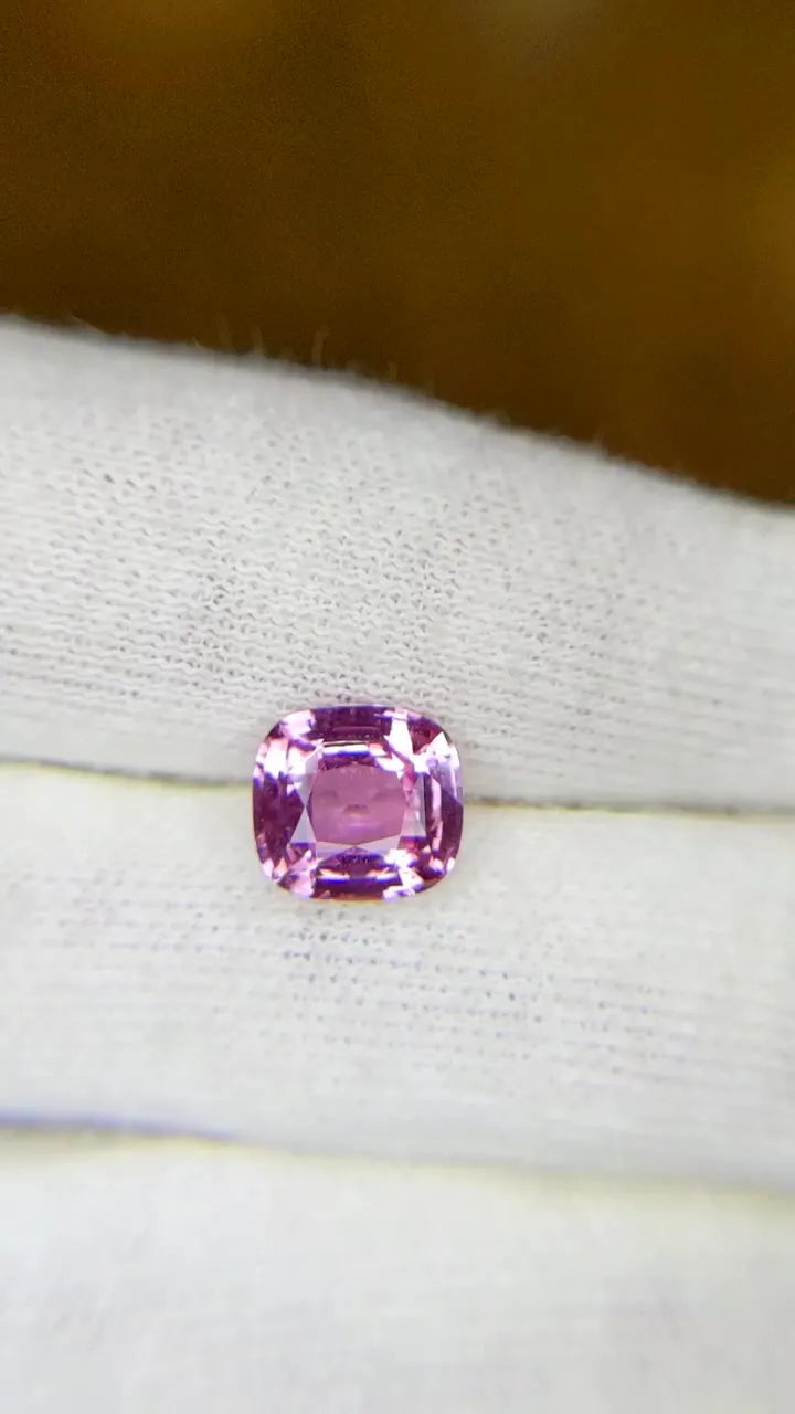 2.08ct Cushion Natural Sapphire (Colour Pink, Clarity Eye Clean, Cut Faceted)