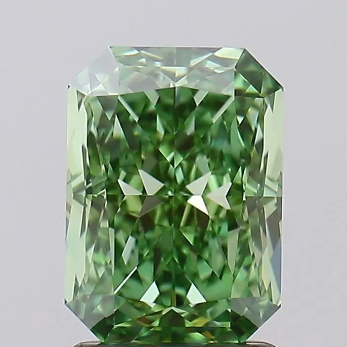 2.08ct Radiant Lab Grown Diamond (Colour Fancy Vivid Green, Clarity FL, IGI Certified)