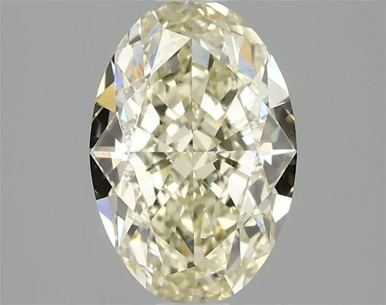 2.10ct Oval Lab Grown Diamond (Colour Fancy Intense Yellow, Clarity VS1, IGI Certified)