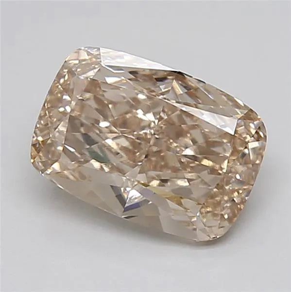 2.12ct Cushion modified Lab Grown Diamond (Colour Very Light Brown, Clarity VVS2, IGI Certified)