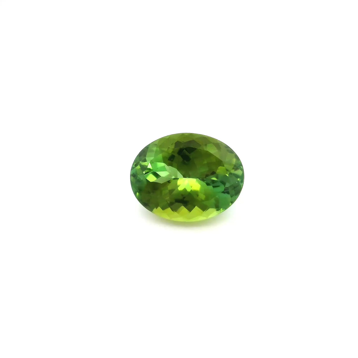 2.34ct Oval Natural Tourmaline (Colour Green, Clarity Slightly Included, Cut Faceted)