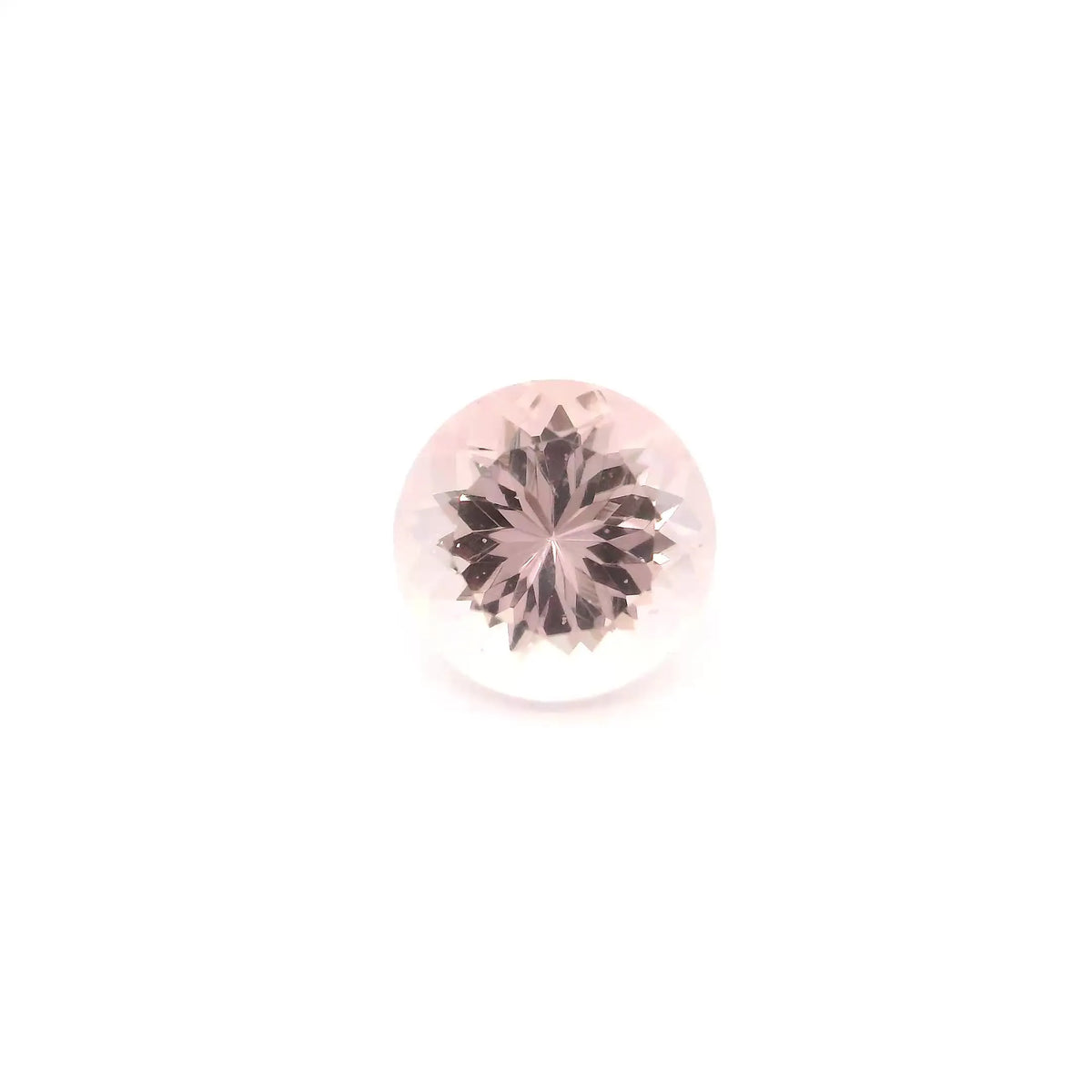 2.37ct Round Natural Morganite (Colour Pink, Clarity Eye Clean, Cut Faceted)