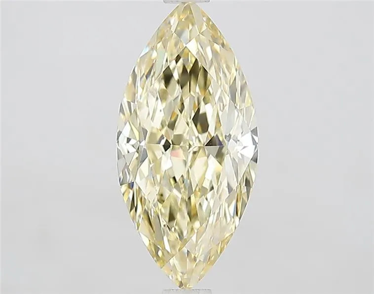 2.49ct Marquise Lab Grown Diamond (Colour Fancy Light Yellow, Clarity VS1, IGI Certified)
