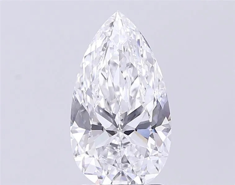 2.50ct Pear Lab Grown Diamond (Colour D, Clarity IF, IGI Certified)