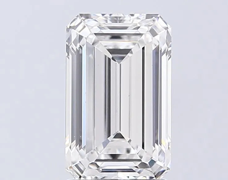 2.52ct Emerald Lab Grown Diamond (Colour D, Clarity VVS2, IGI Certified)