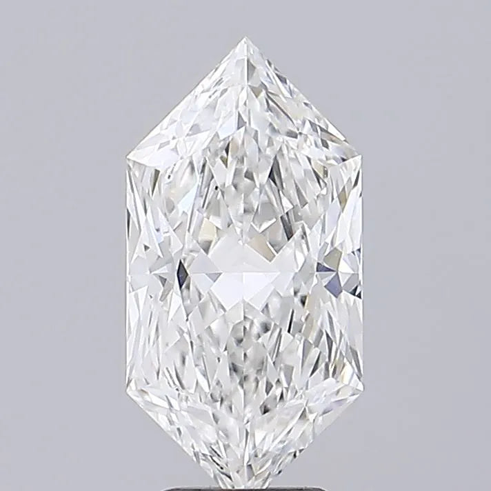 2.78ct Hexagonal Lab Grown Diamond (Colour F, Clarity VVS2, IGI Certified)