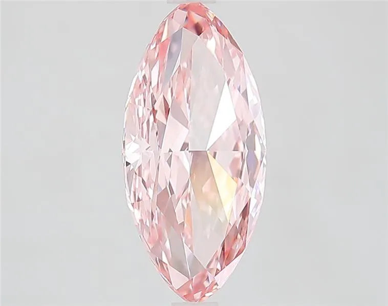 2.82ct Marquise Lab Grown Diamond (Colour Fancy Vivid Pink, Clarity VVS1, IGI Certified)