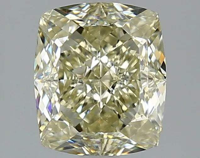 2.83ct Cushion modified Natural Diamond (Colour Fancy Light Yellow, Clarity VS2, GIA Certified)