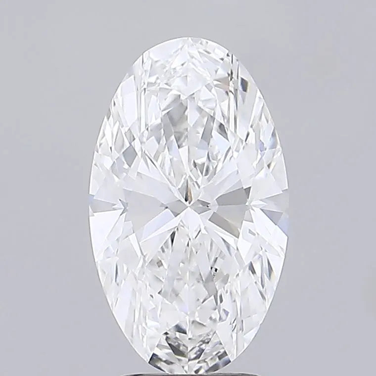 2.83ct Oval Lab Grown Diamond (Colour E, Clarity VVS1, IGI Certified)