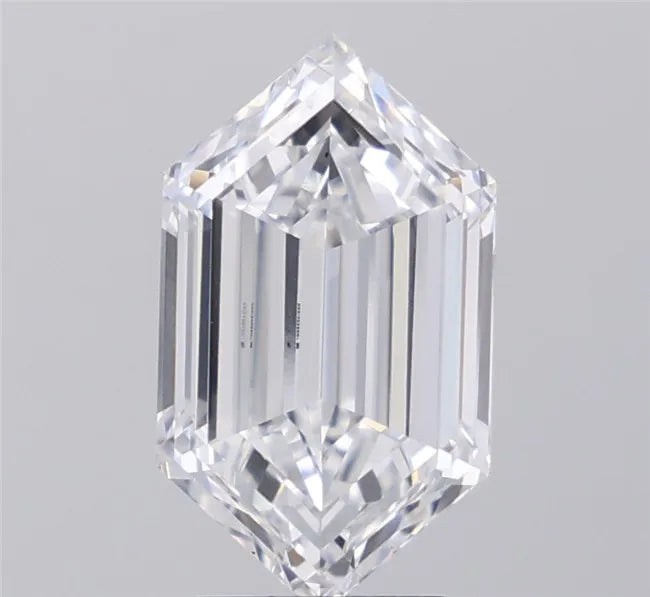 2.92ct Hexagonal Lab Grown Diamond (Colour D, Clarity VVS1, IGI Certified)