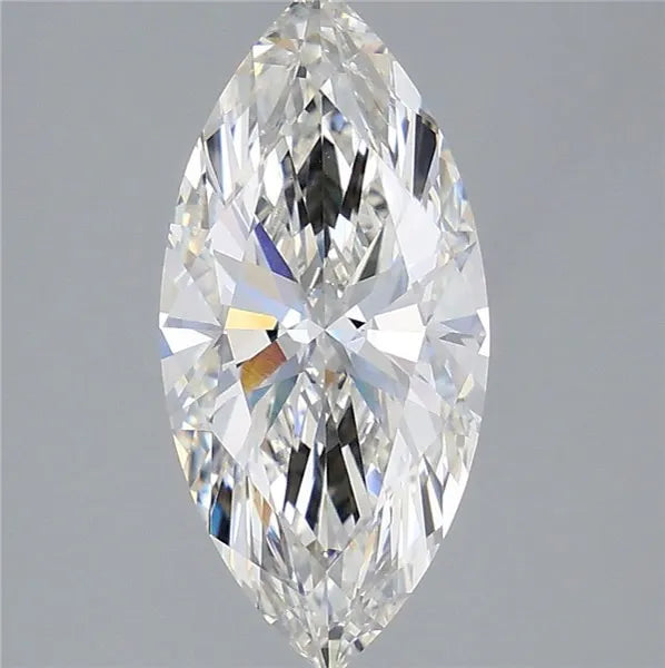 2.92ct Marquise Lab Grown Diamond (Colour G, Clarity VVS2, IGI Certified)