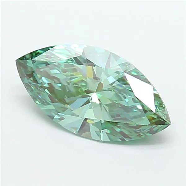3.01ct Marquise Lab Grown Diamond (Colour Fancy Vivid Green, Clarity VS1, IGI Certified)