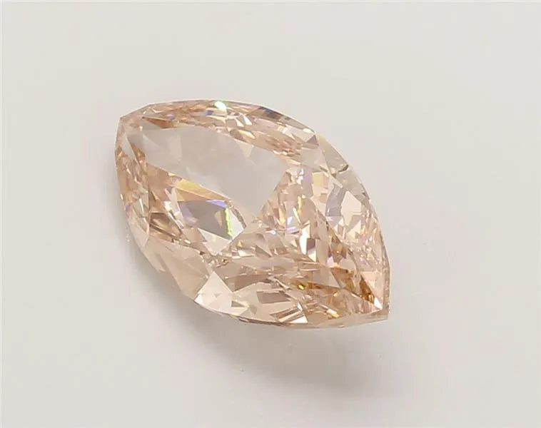 3.02ct Marquise Lab Grown Diamond (Colour Fancy Orangey Brown, Clarity VVS1, IGI Certified)
