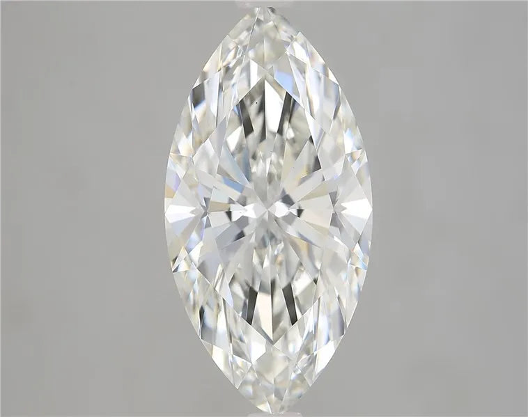 3.04ct Marquise Lab Grown Diamond (Colour G, Clarity VS1, IGI Certified)