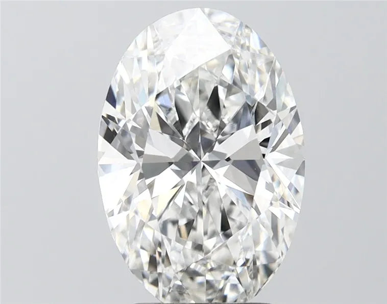3.10ct Oval Lab Grown Diamond (Colour E, Clarity VVS2, IGI Certified)