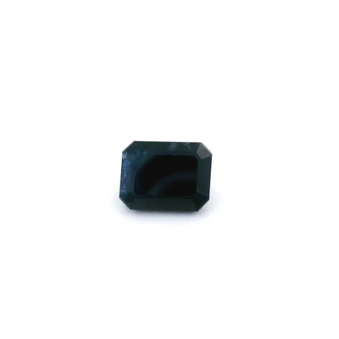3.13ct Emerald Natural Sapphire (Colour Blue, Clarity Moderately Included, Cut Faceted)