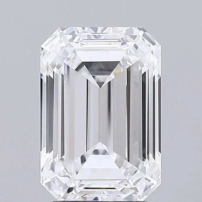 3.39ct Emerald Lab Grown Diamond (Colour D, Clarity IF, IGI Certified)