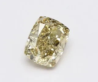 3.51ct Cushion brilliant Natural Diamond (Colour Fancy Brownish Yellow, Clarity VVS2, GIA Certified)