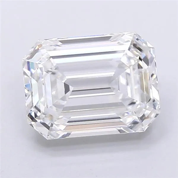 3.52ct Emerald Lab Grown Diamond (Colour D, Clarity IF, IGI Certified)