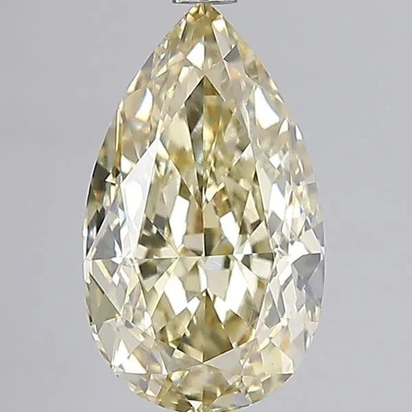 3.70ct Pear Lab Grown Diamond (Colour Fancy Yellow, Clarity VS1, IGI Certified)