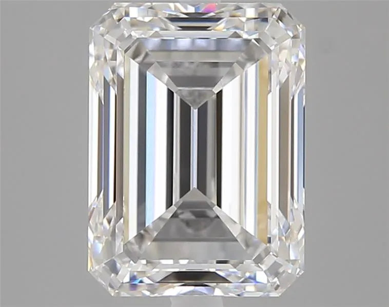 4.00ct Emerald Lab Grown Diamond (Colour D, Clarity IF, IGI Certified)