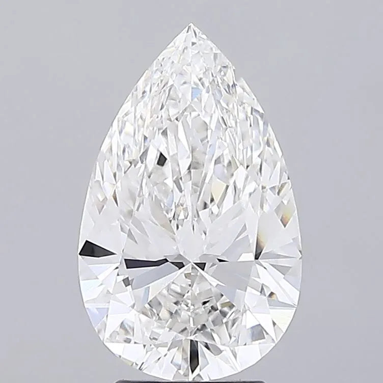 4.00ct Pear Lab Grown Diamond (Colour F, Clarity VVS1, IGI Certified)