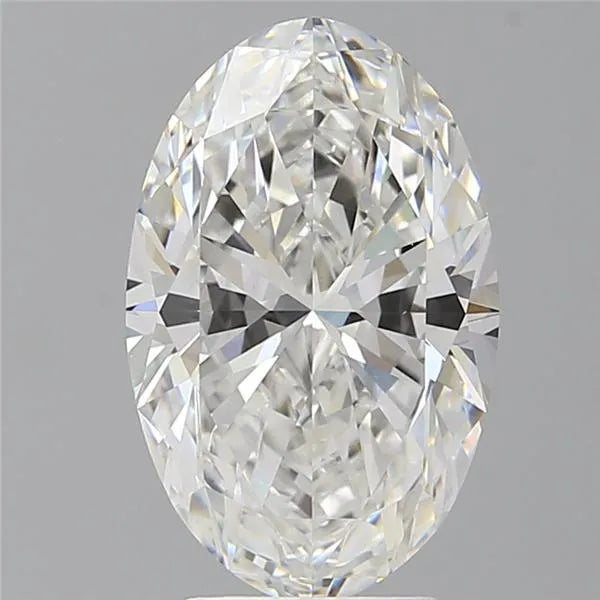 4.10ct Oval Lab Grown Diamond (Colour F, Clarity VVS2, IGI Certified)