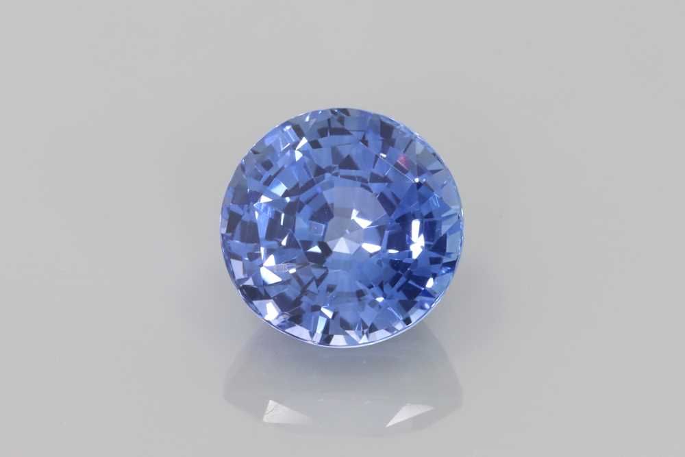 4.70ct Round Natural Sapphire (Colour Blue, Clarity Eye Clean, Cut Faceted)