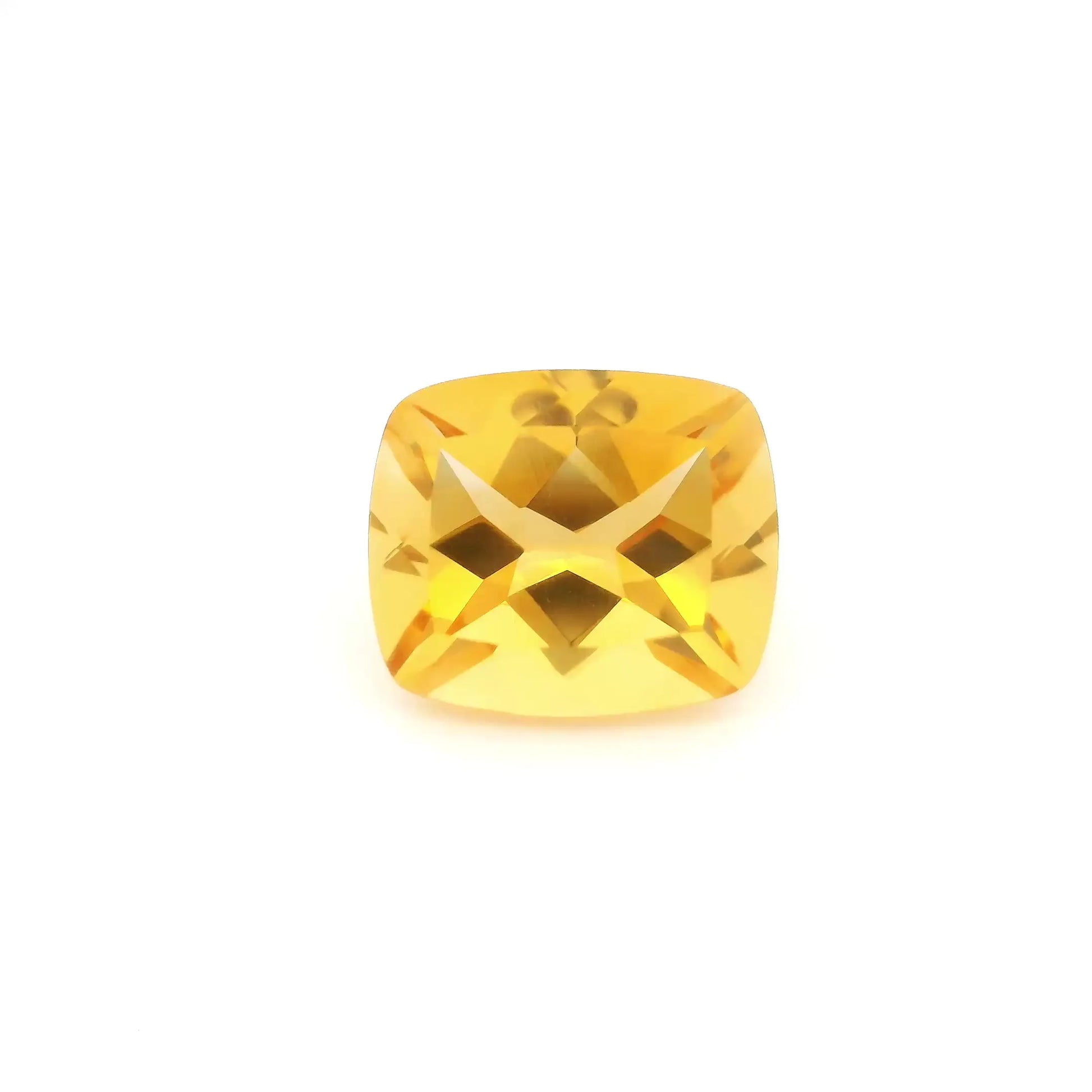 4.93ct Cushion Natural Citrine (Colour Yellow, Clarity Eye Clean, Cut Faceted)
