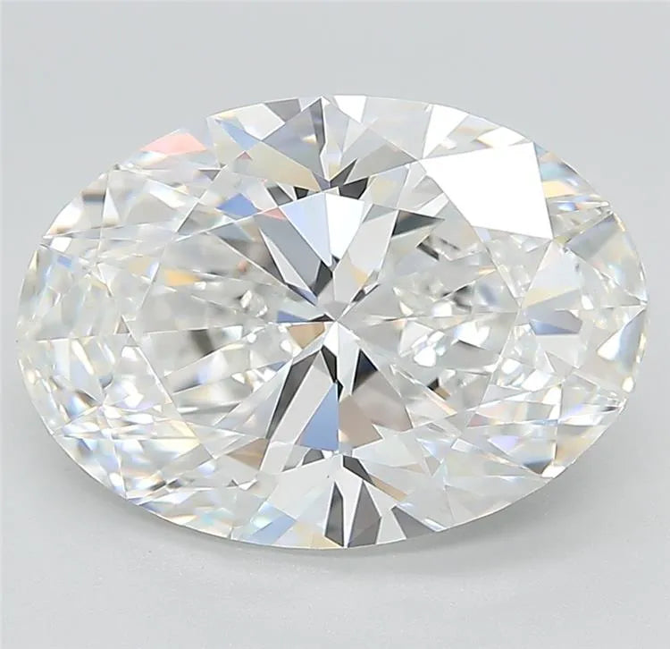 5.00ct Oval Lab Grown Diamond (Colour E, Clarity IF, Cut EX, IGI Certified)