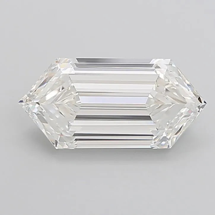 5.10ct Hexagonal Lab Grown Diamond (Colour F, Clarity VVS2, IGI Certified)
