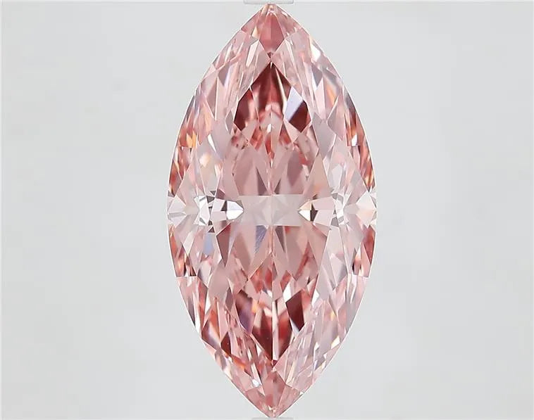5.62ct Marquise Lab Grown Diamond (Colour Fancy Vivid Pink, Clarity VS1, IGI Certified)