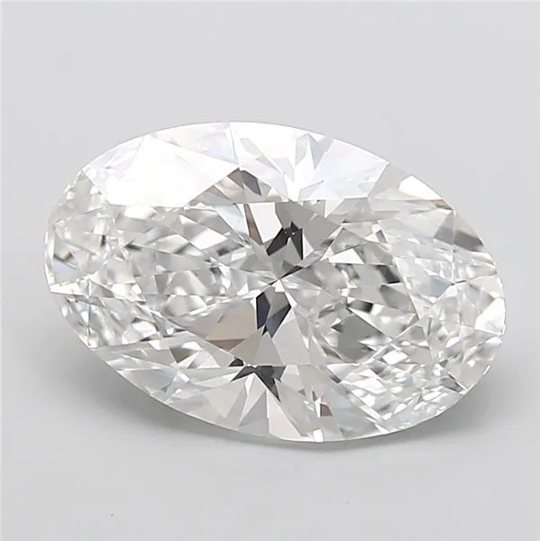 6.00ct Oval Lab Grown Diamond (Colour D, Clarity VVS2, IGI Certified)