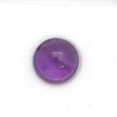 6.46ct Round Natural Amethyst (Colour Purple, Clarity Eye Clean, Cut Cabochon)