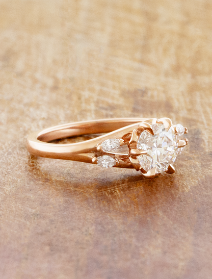 Anya - 1.00ct Round Natural Diamond
