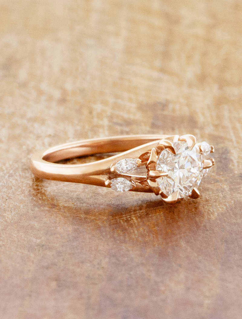 Anya - 1.00ct Round Natural Diamond